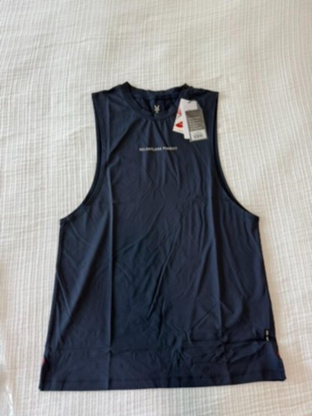 ASRV 3D-Lite 2.0 Lycra Muscle Tank Navy Blue RP Men's Size M NWT DSG-0837